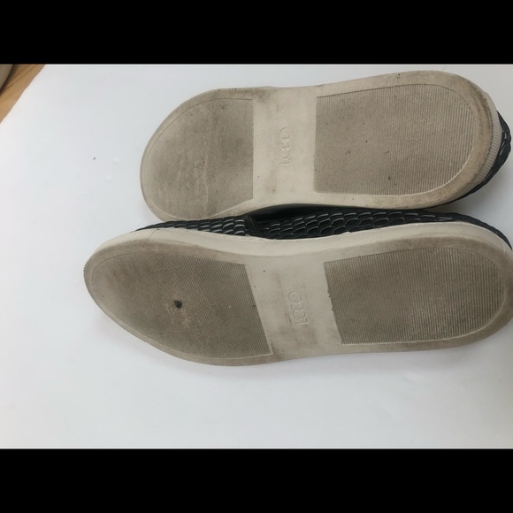LOGO Black Mesh Vicky SlipOn Loafer Boat Shoe Tennis Shoe Size 9.5 Medium - Picture 2 of 7